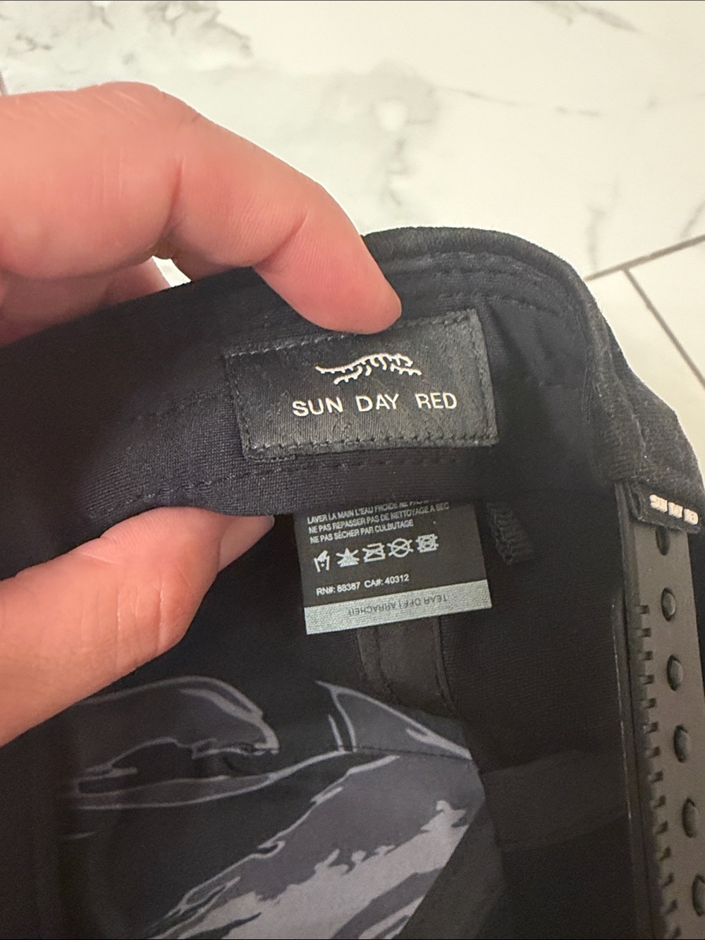 Icon Performance Rope 5 Panel Snapback in Black - Picture 5 of 5